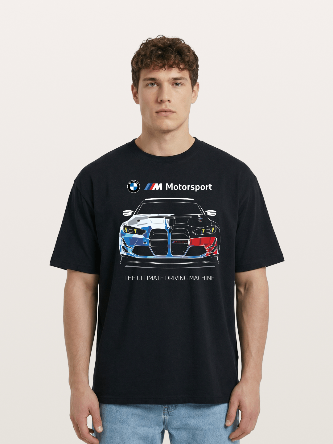 BMW M Motorsport Race Car Livery Cotton T-shirt