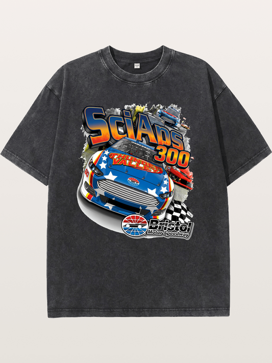 Bristol Motor Speedway Art Washed T-shirt