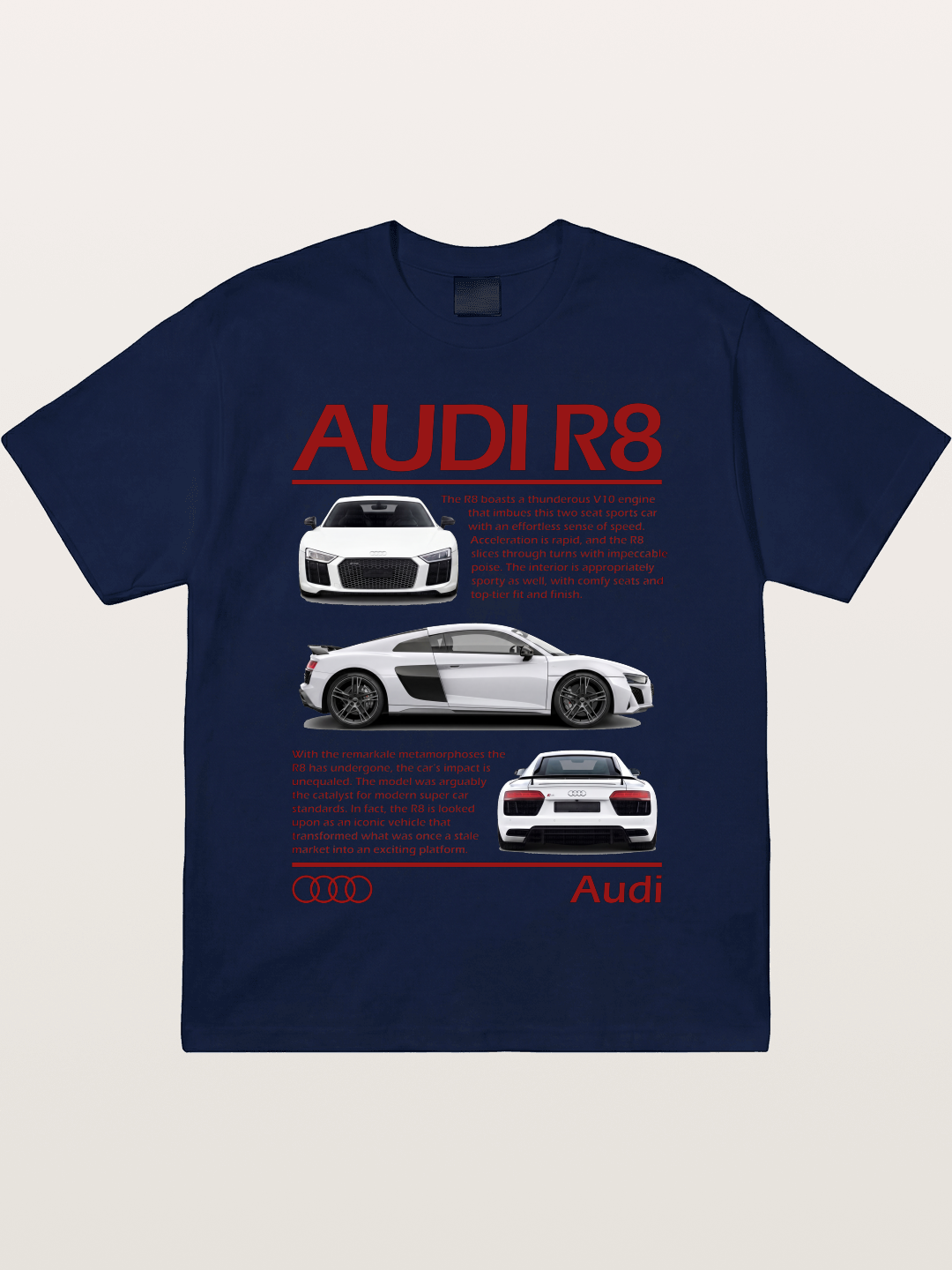 Audi R8 Multi Angle Showcase Gildan T-shirt