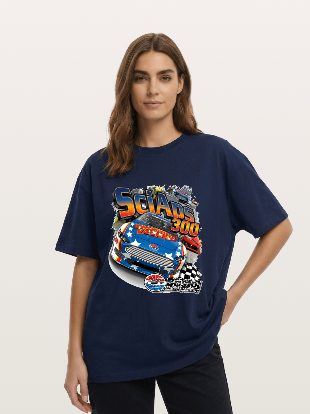 Bristol Motor Speedway Art Cotton T-shirt