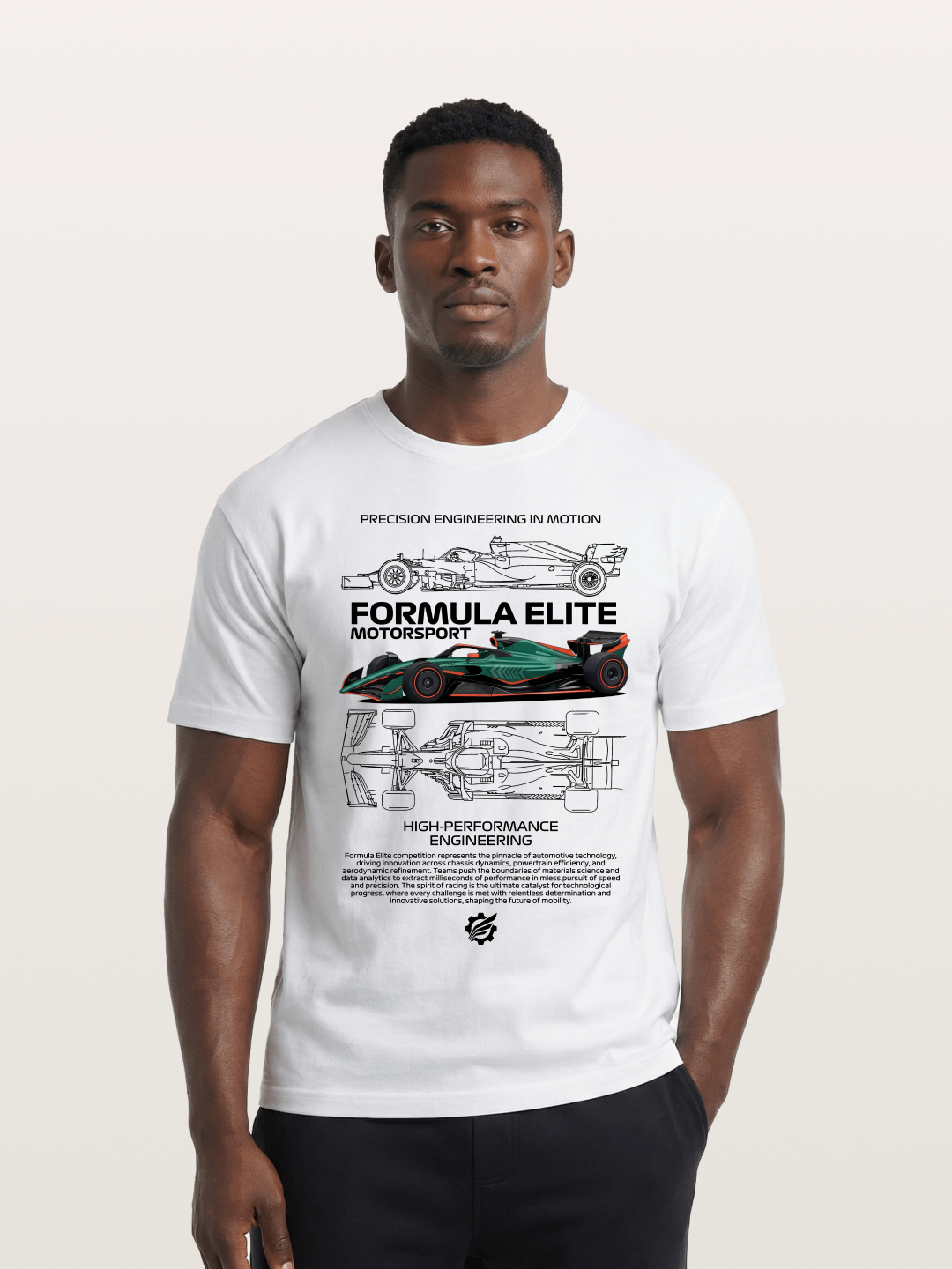 Precision Motion Cotton T-shirt