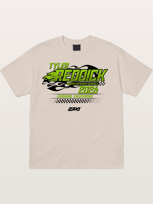 Tyler Reddick 2026 NASCAR Schedule Art Cotton T-shirt