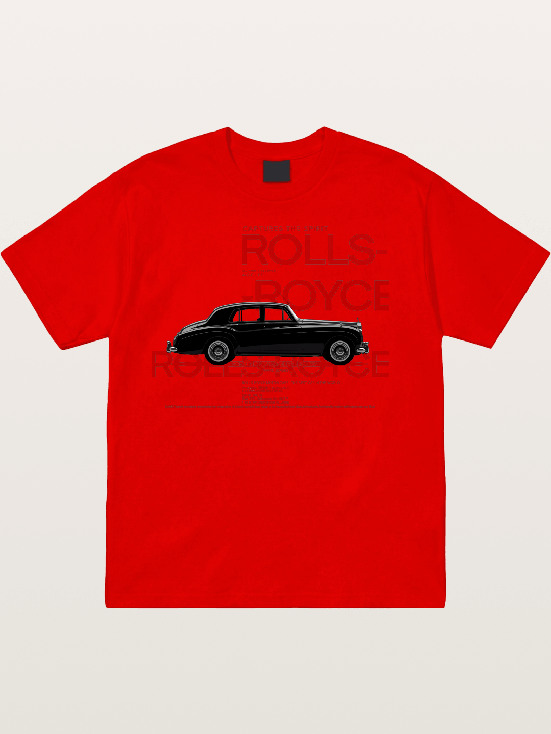 Vintage Rolls Royce Poster Art Cotton T-shirt