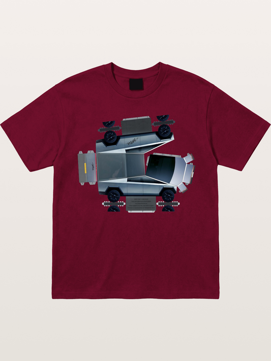 Cybertruck Paper Craft Print Gildan T-shirt