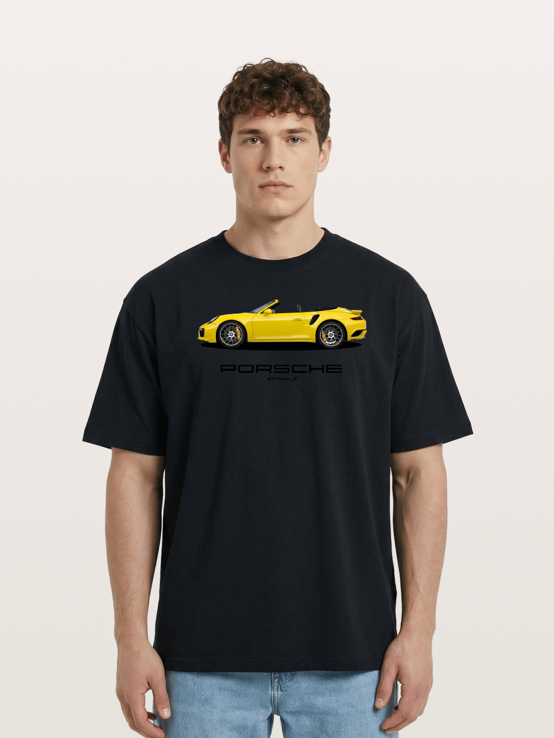 Yellow Flash Cotton T-shirt