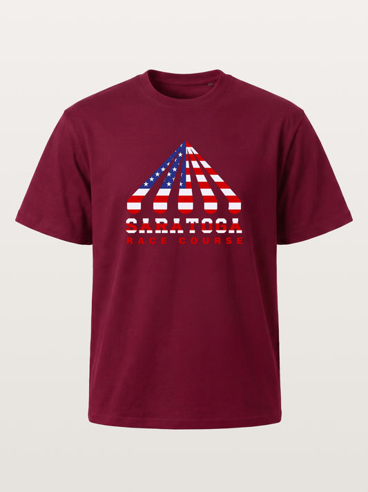 Saratoga Star Spangled Tent Top Gildan T-shirt