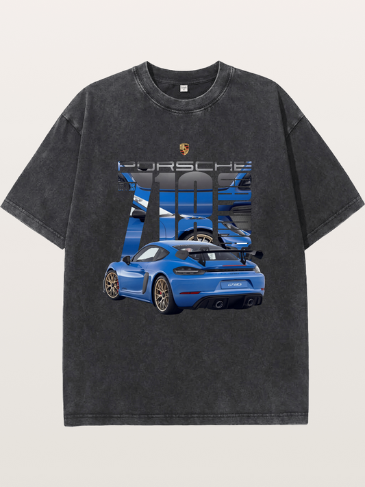 Track Day Fever Washed T-shirt