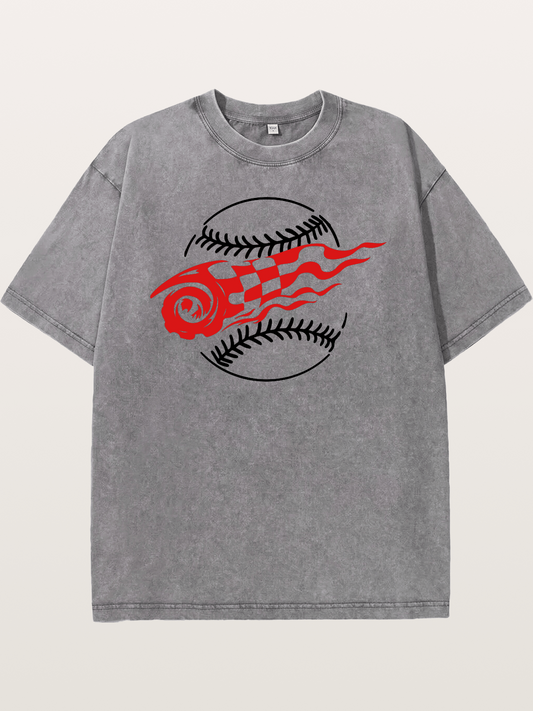 Blaze Wheel Washed T-shirt