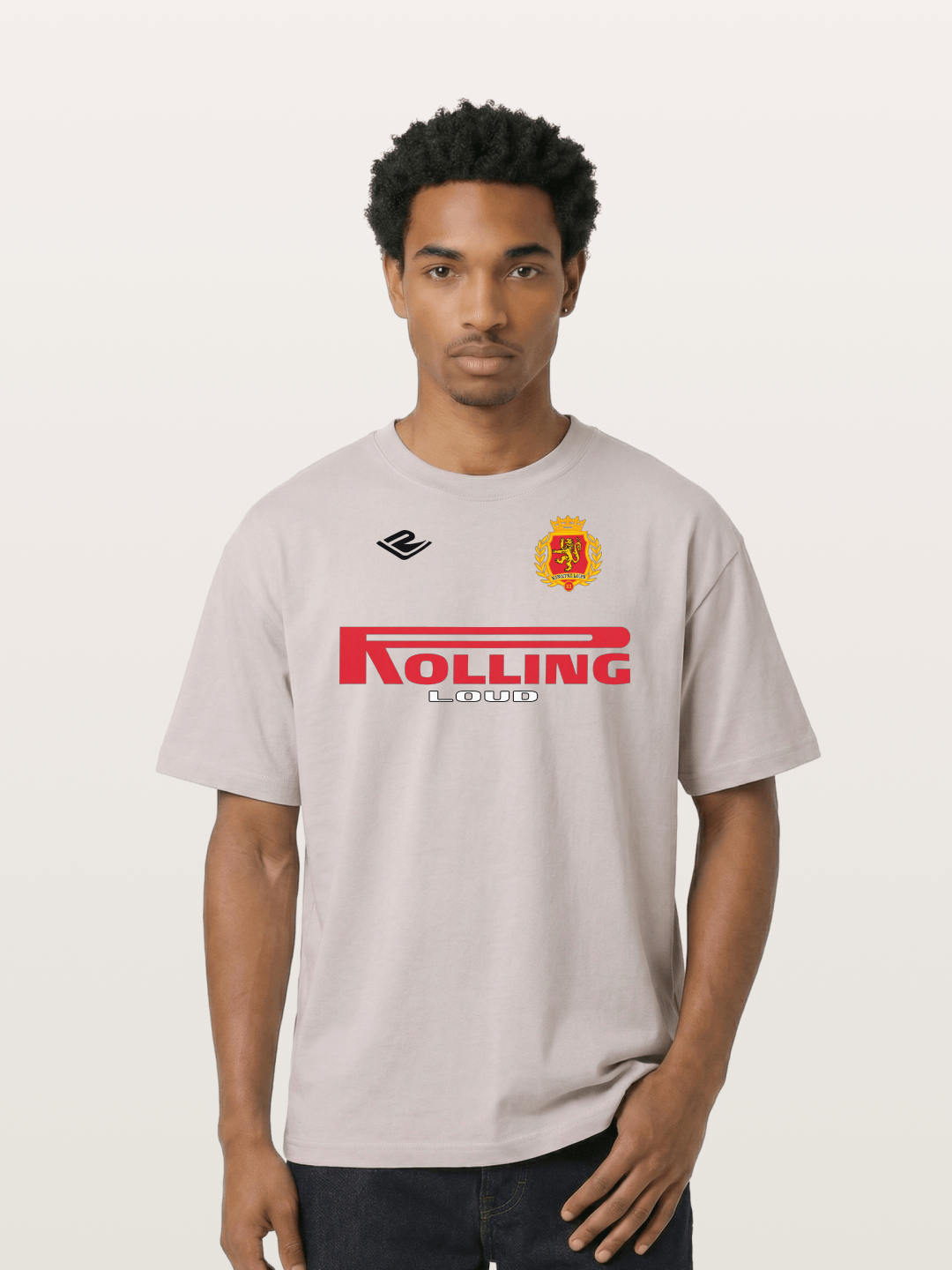 Rolling Loud Crest Emblem Graphic Cotton T-shirt