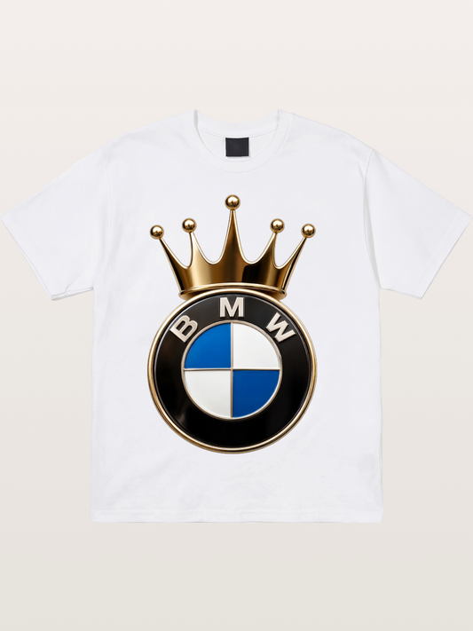 BMW Crown Emblem Graphic Cotton T-shirt