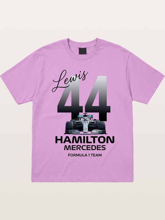 Lewis Hamilton Mercedes 44 Design Gildan T-shirt