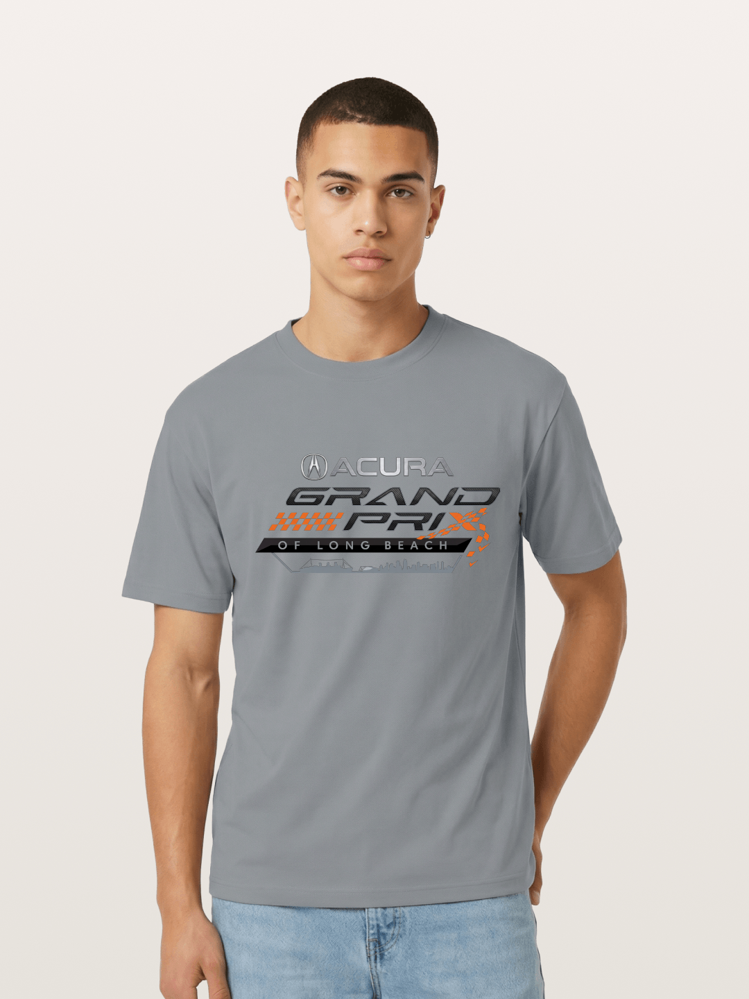 Acura Grand Prix Logo Design Gildan T-shirt