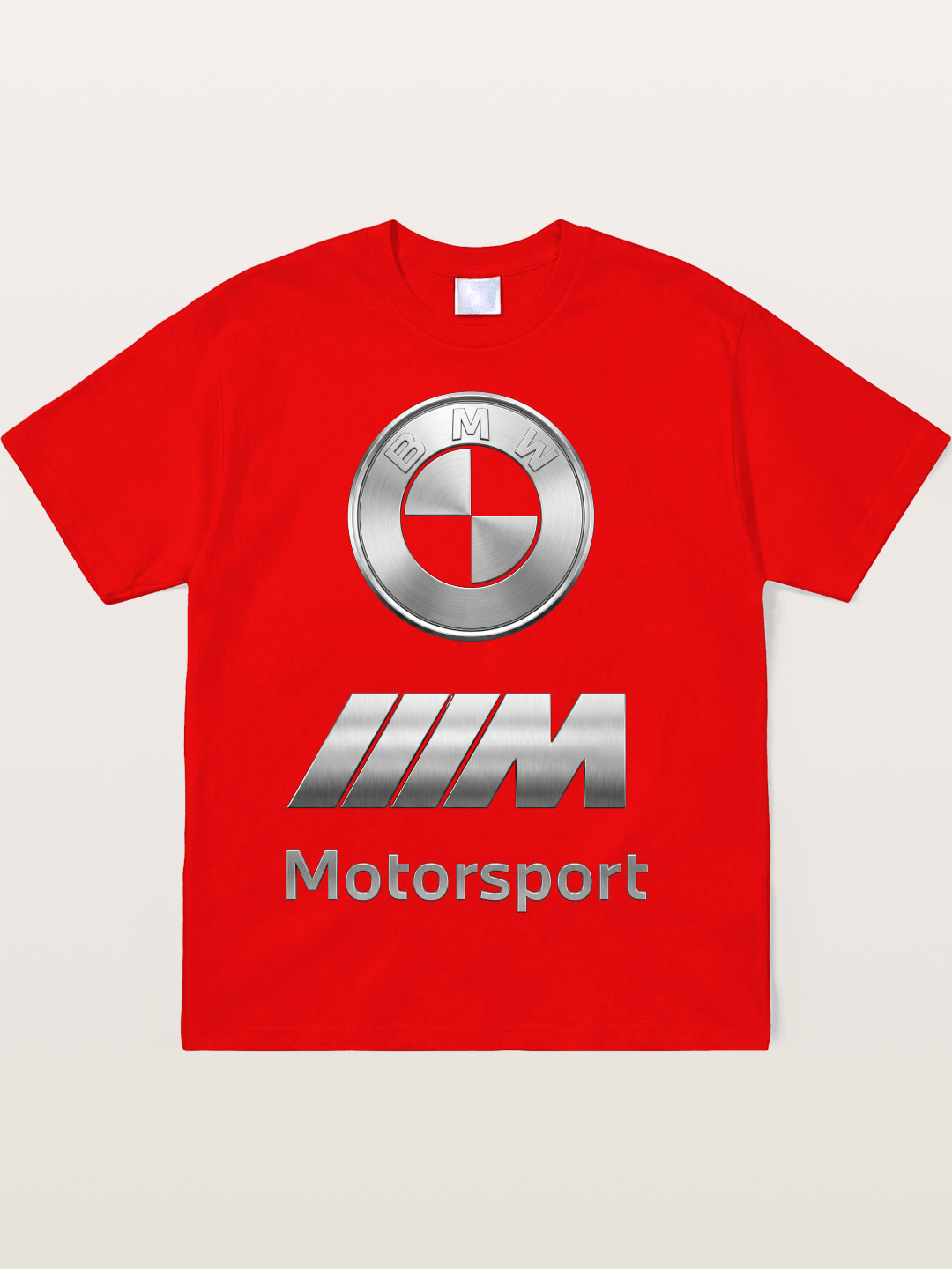 BMW Motorsport Metal Logo Art Soft-Stay T-shirt