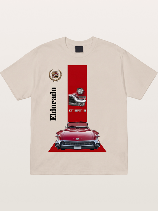 Red Convertible Cotton T-shirt