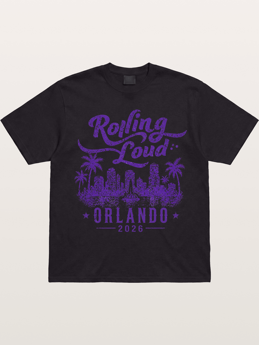 Rolling Loud Orlando 2026 Print Gildan T-shirt
