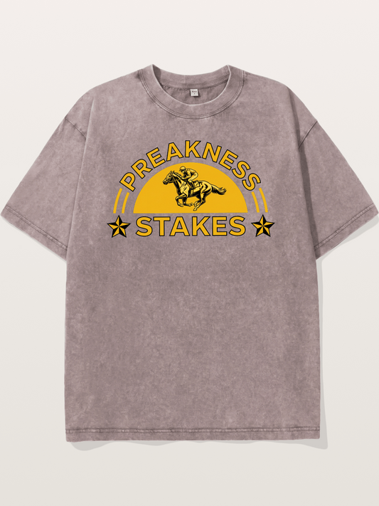 Preakness Stakes Sunburst Logo Washed T-shirt