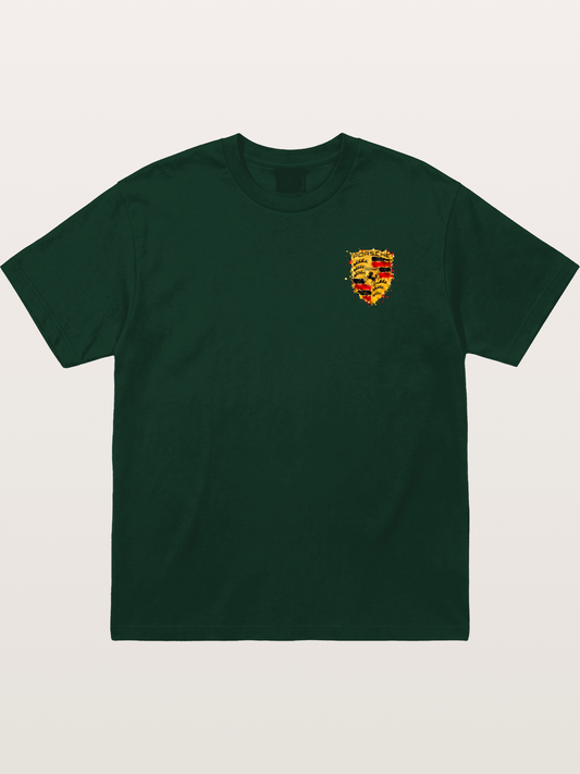 Porsche Splash Crest Design Gildan T-shirt
