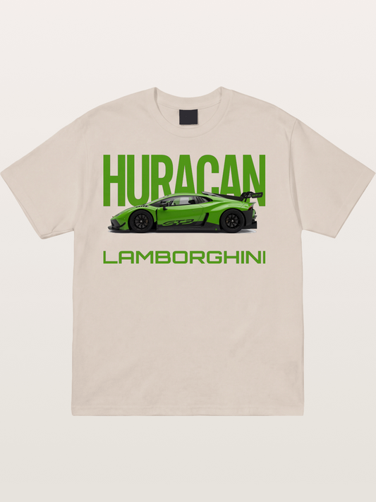 Huracan Green Cotton T-shirt