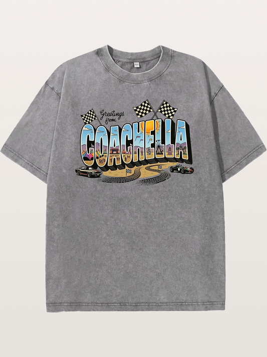 Desert Greetings Washed T-shirt