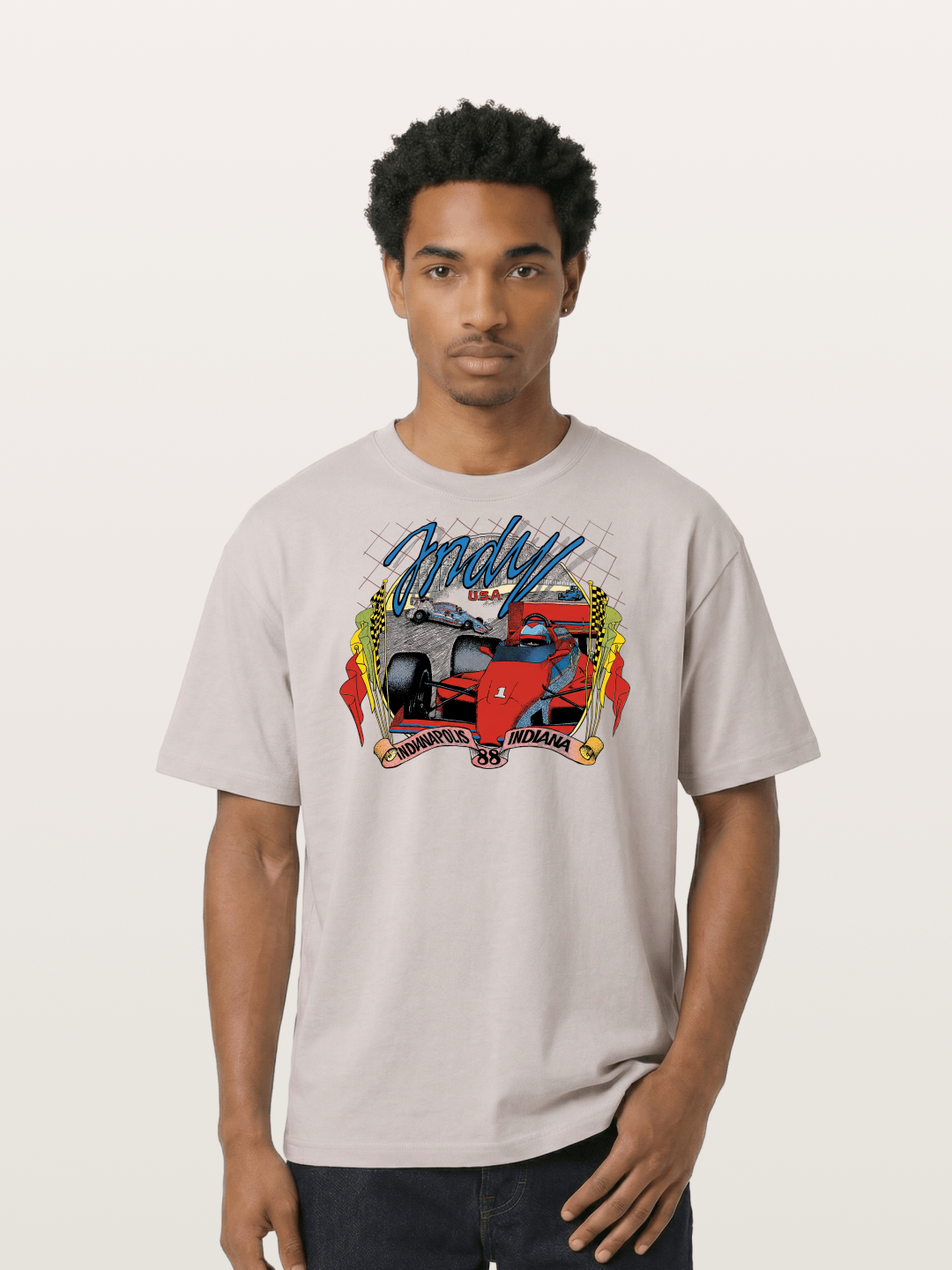 Indy 500 Retro Cotton T-shirt