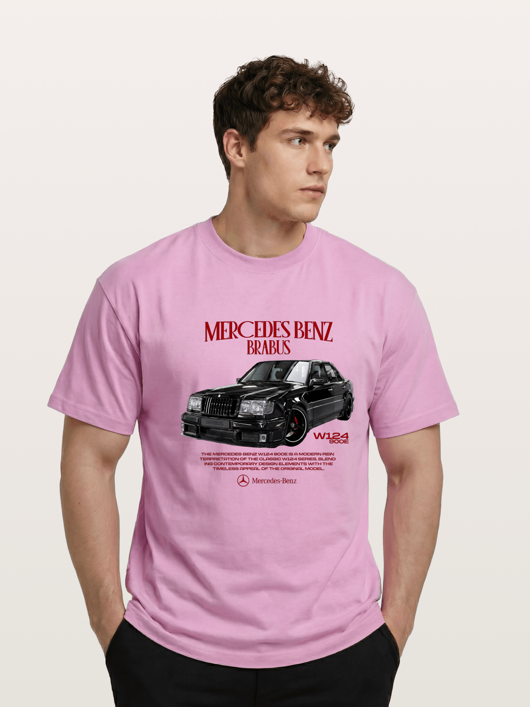 W124 500E Brabus Retro Gildan T-shirt