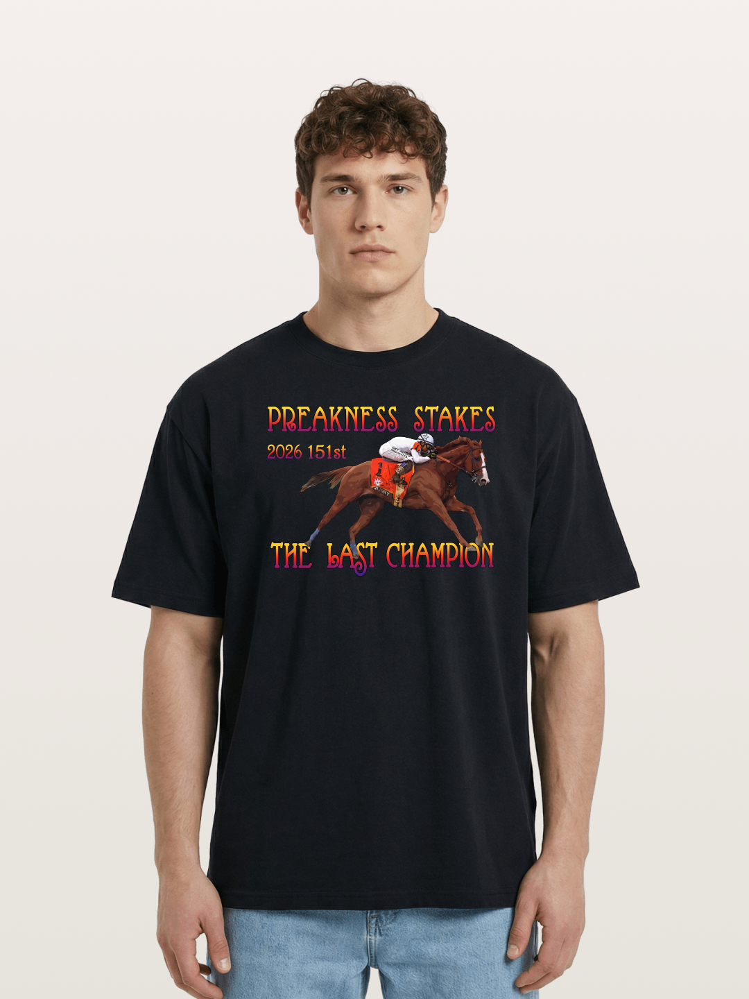 2026 Preakness Race Horse 1 Silks Cotton T-shirt