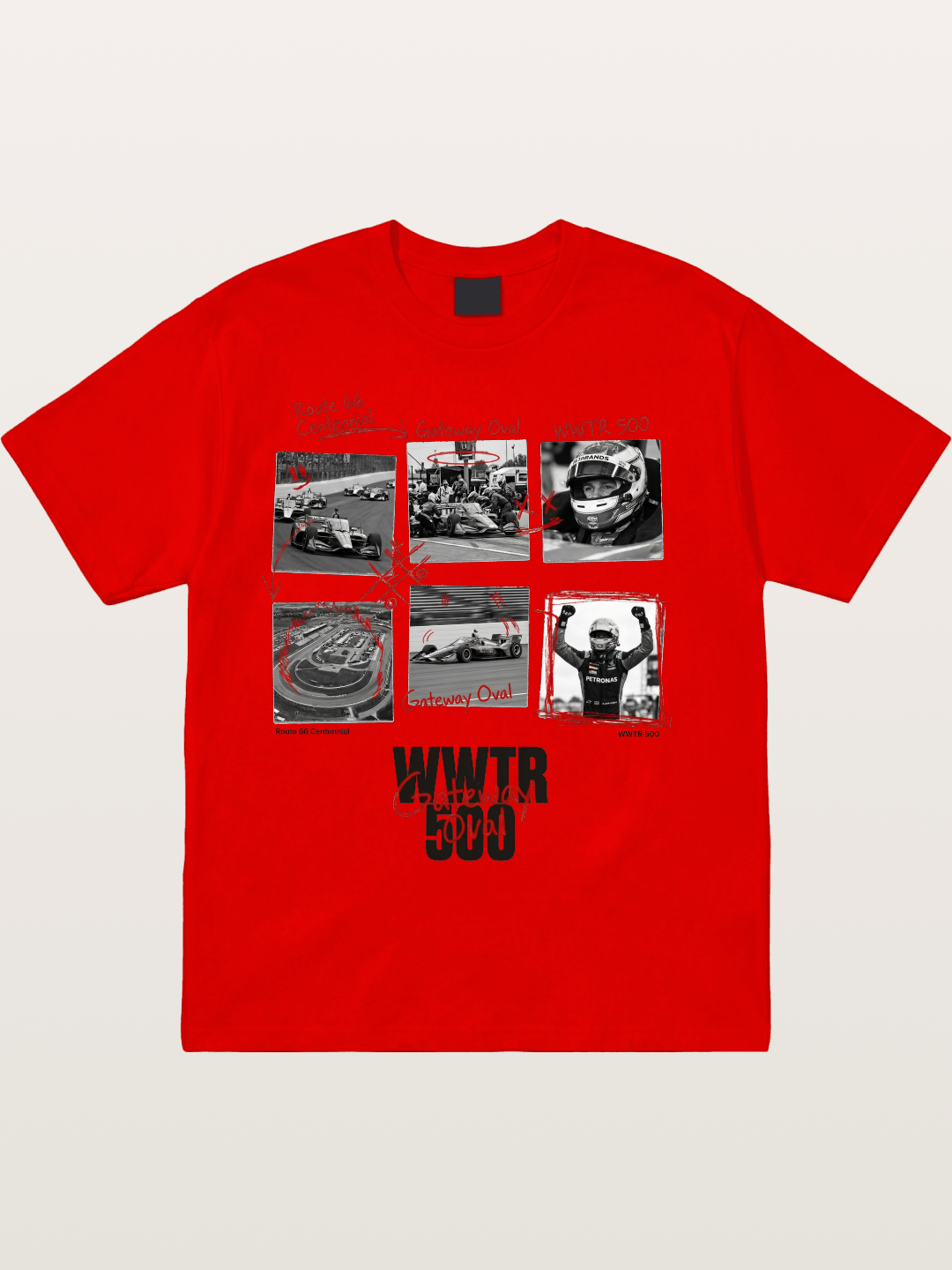 Scrapbook WWTR500 Race Print Cotton T-shirt