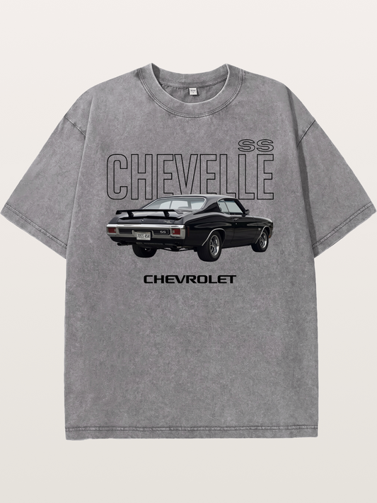 Black Muscle Washed T-shirt