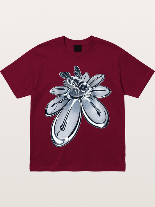 EDC Silver Chrome Daisy Art Gildan T-shirt