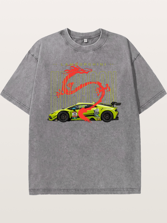 Huraca?n Dragon Washed T-shirt
