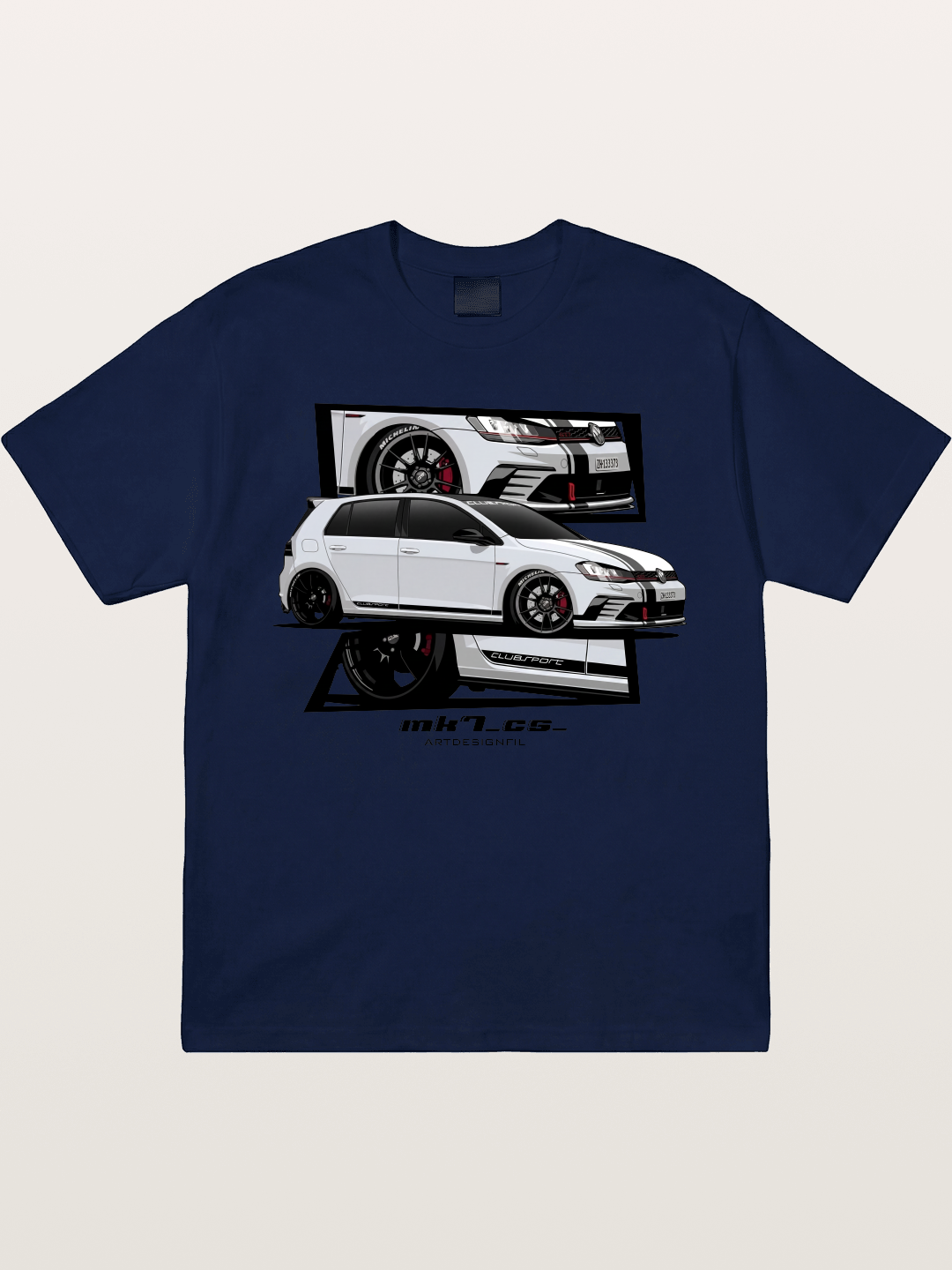 Volkswagen Golf MK7 Stance Gildan T-shirt
