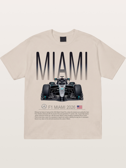 Mercedes Miami F1 2026 Cotton T-shirt