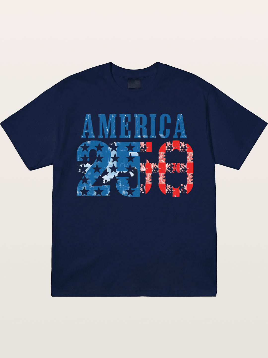 America 250 Grunge Typography Gildan T-shirt