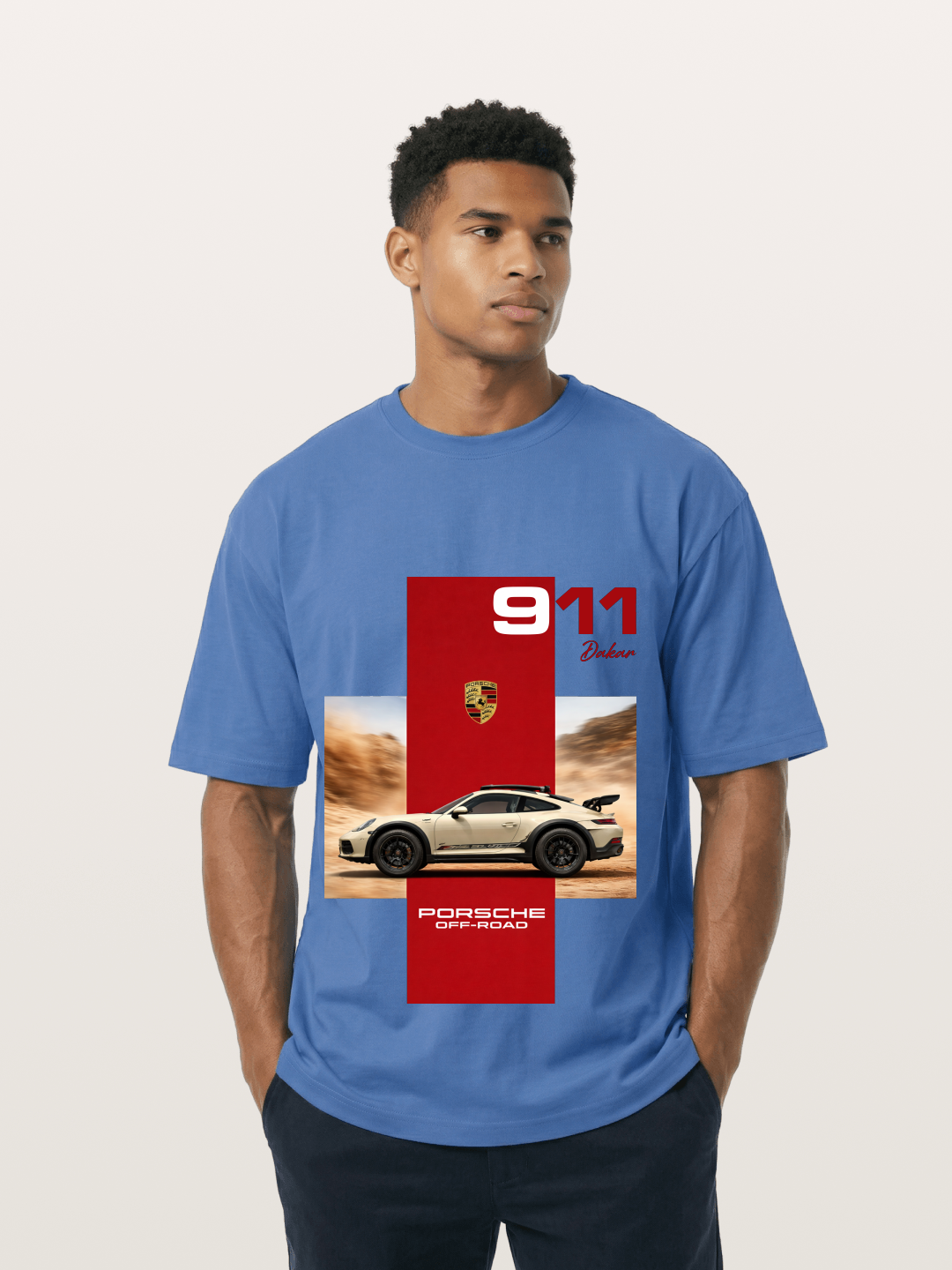 Porsche 911 Offroad Safari Style Gildan T-shirt