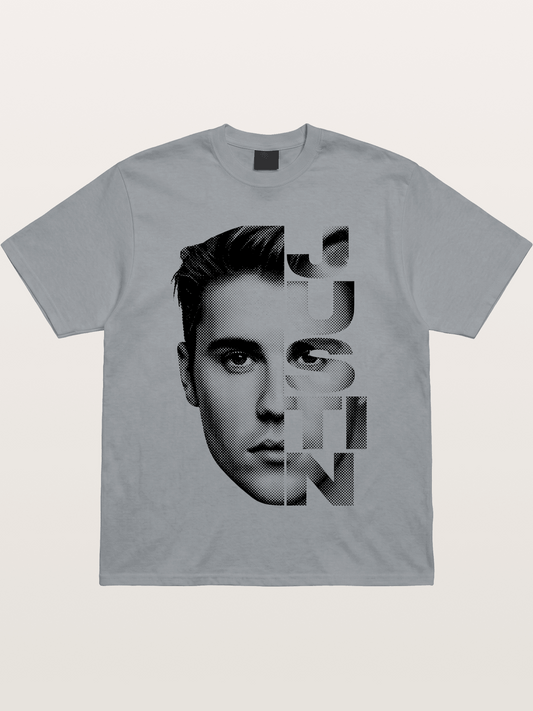 Justin Bieber Split Face Graphic Gildan T-shirt