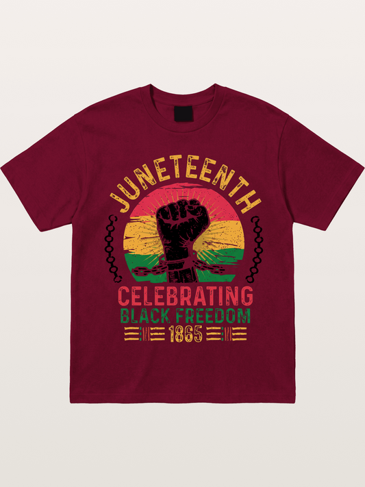 Juneteenth Black Freedom Fist Gildan T-shirt