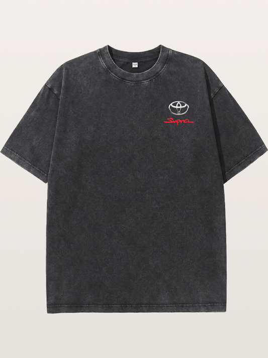 Toyota Supra Oval Logo Washed T-shirt