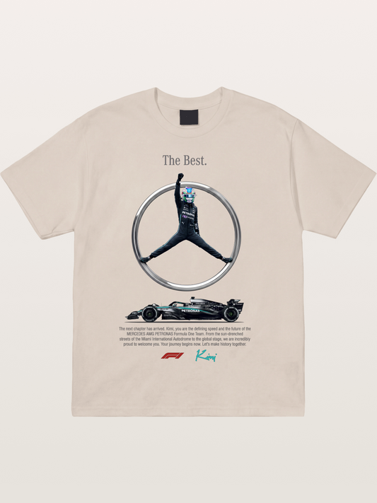 Kimi Mercedes Star Pose Cotton T-shirt