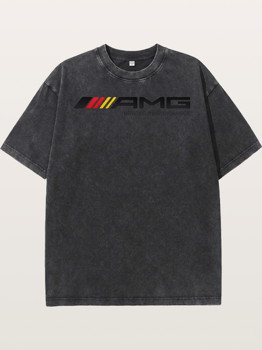AMG Logo Washed T-shirt