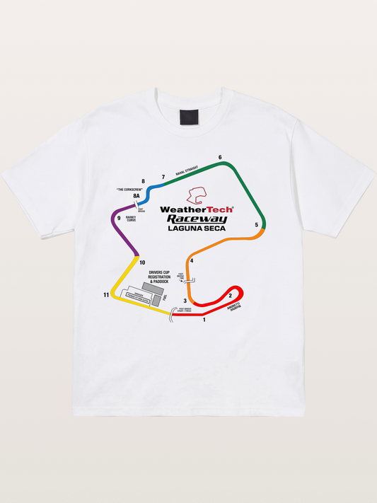 Corkscrew Track Cotton T-shirt