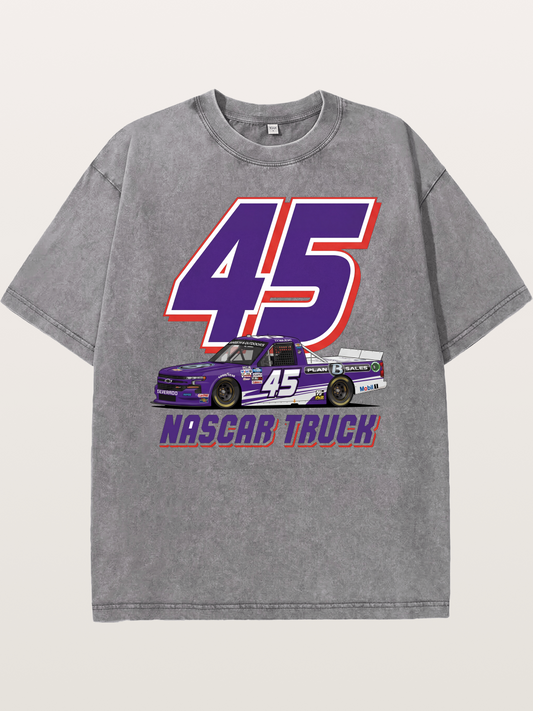 Purple 45 Racer Washed T-shirt