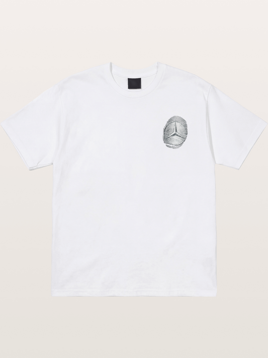 Mercedes Fingerprint Logo Cotton T-shirt