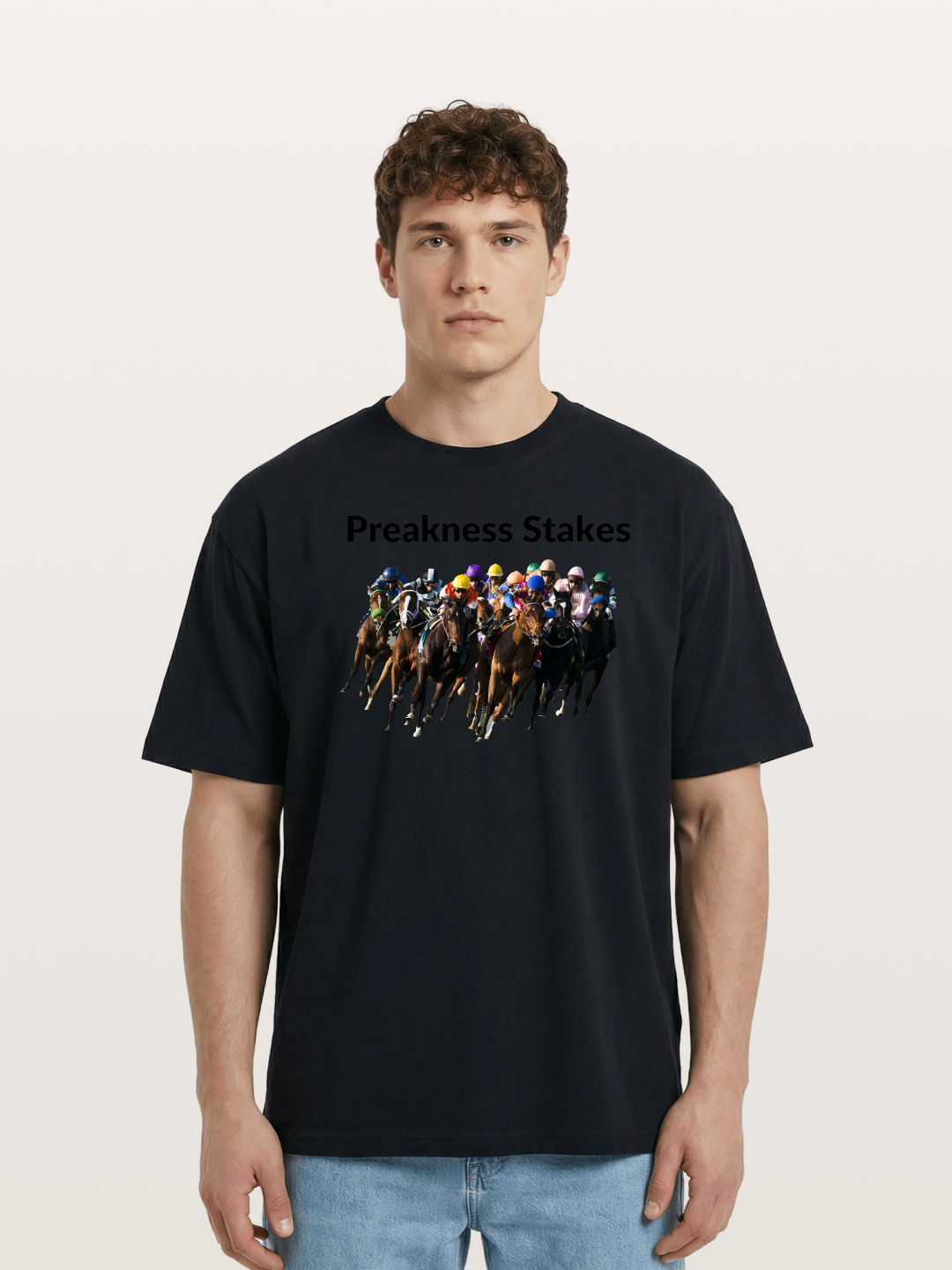 Preakness Stakes Starting Field Race Cotton T-shirt