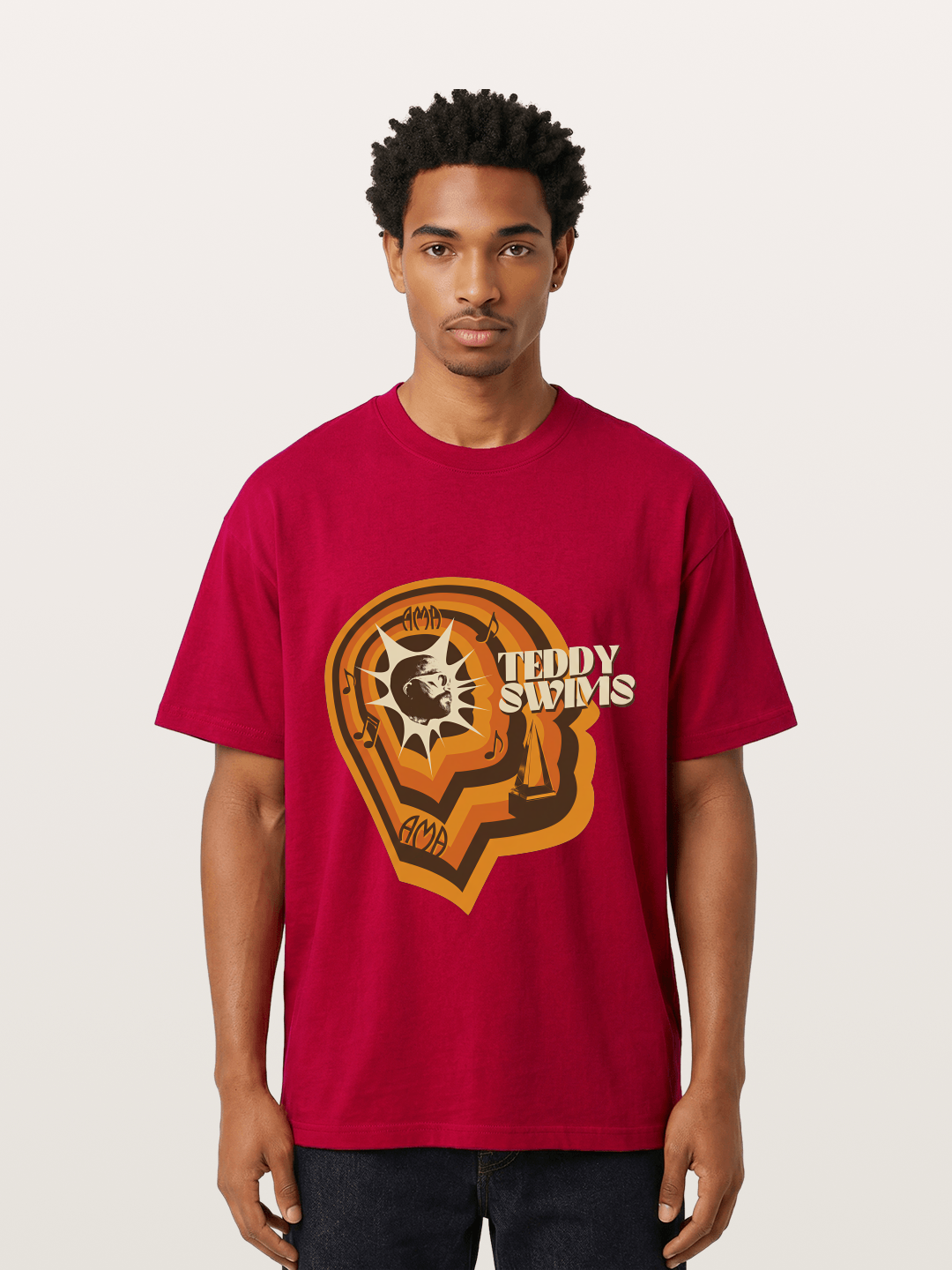 Teddy Swims Retro Ear Graphic Gildan T-shirt
