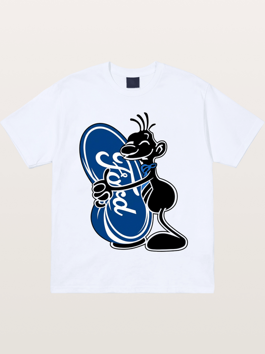 Cartoon Hugging Ford Logo Gildan T-shirt
