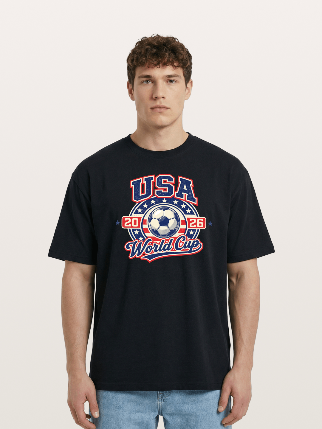 USA World Cup 2026 Retro Badge Cotton T-shirt