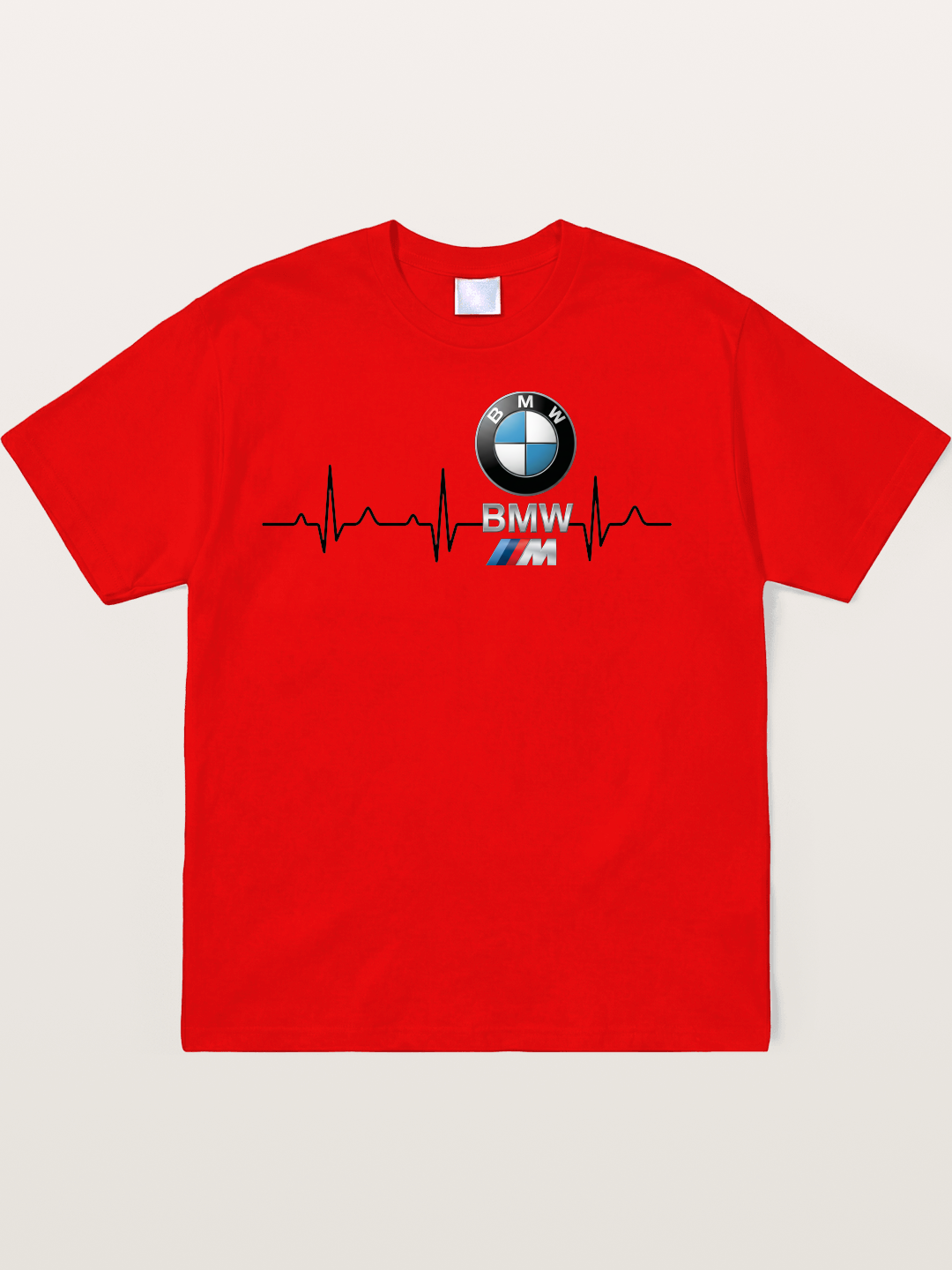 BMW Heartbeat Logo Art Soft-Stay T-shirt