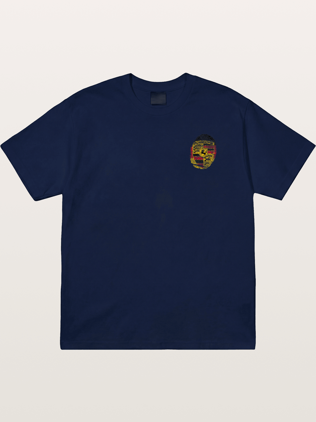 Porsche Crest Fingerprint Gildan T-shirt