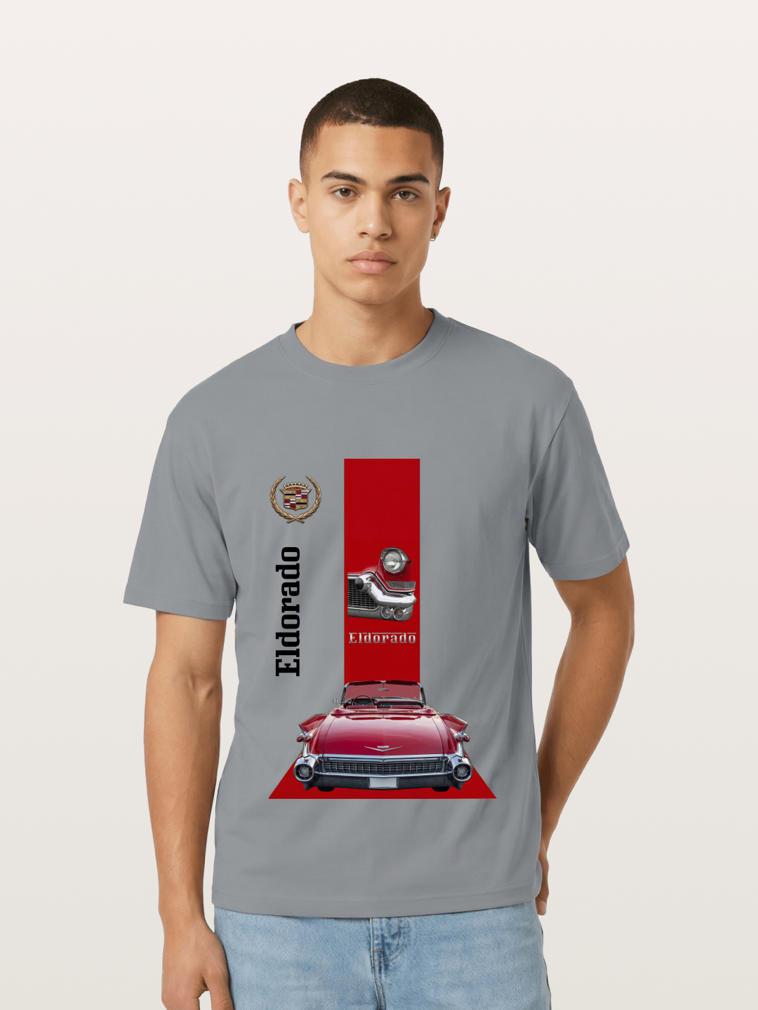 Red Convertible Gildan T-shirt