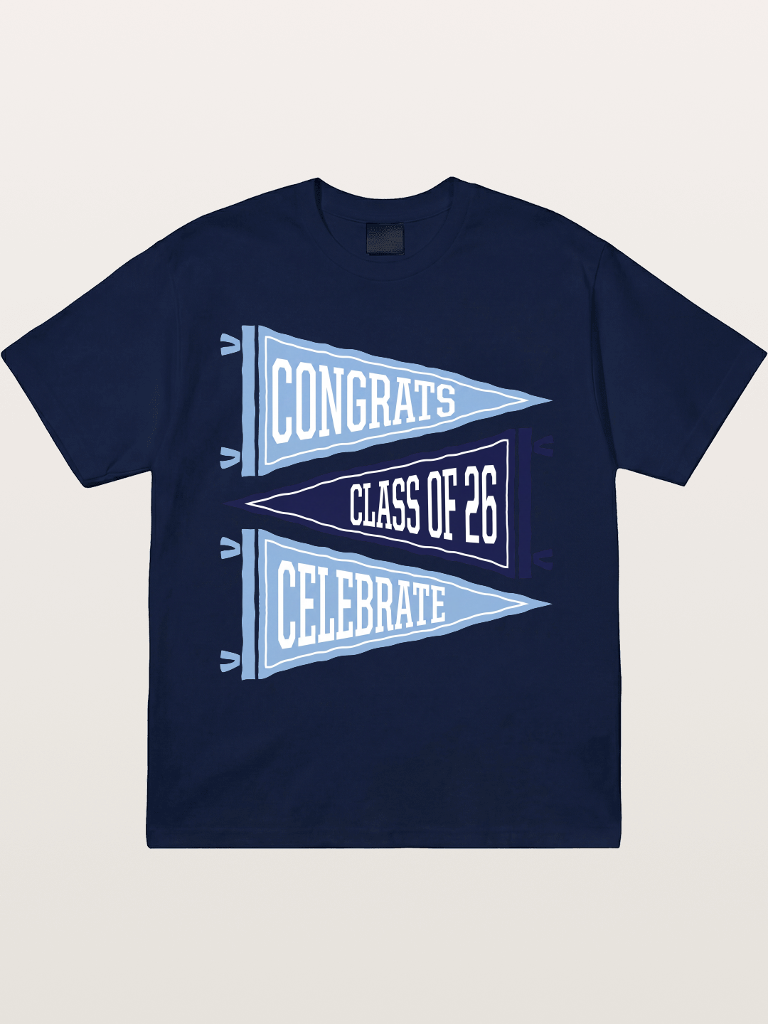 lass Of 26 Graduation Pennant Set Gildan T-shirt
